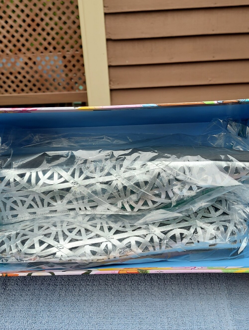 Jeffrey Campbell Silver Skylark Shoes Size 9 With Box - Picture 6 of 8
